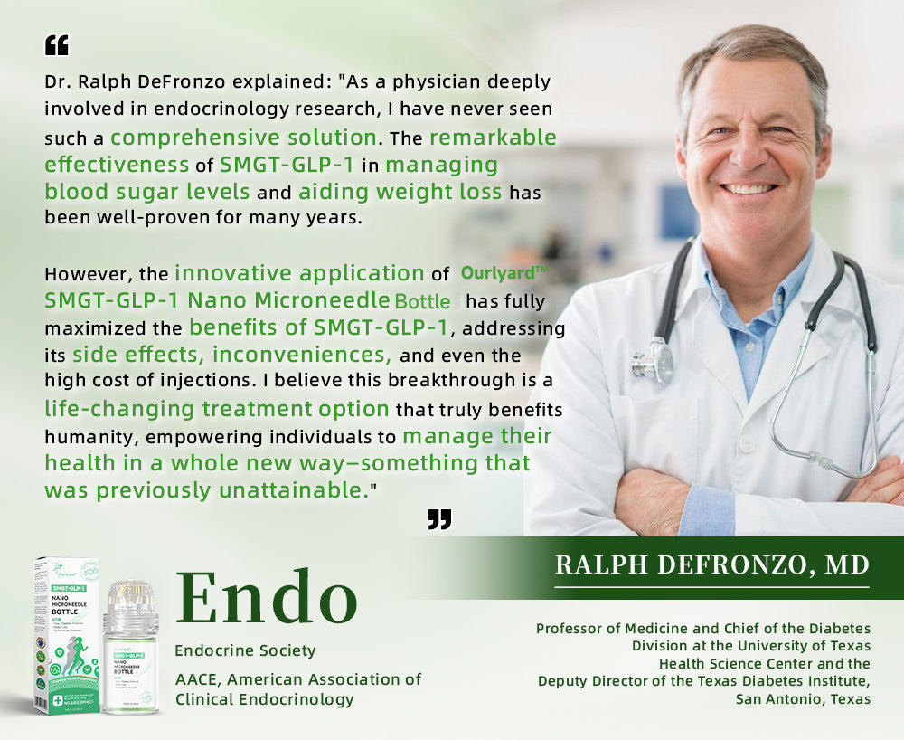 💧☘️Ourlyard™ SMGT-GLP-1 Nano-Microneedle Bottle （Zero Pain, 24/7 Release | Lose 20lbs FAST | 90% Sugar Drop | ）