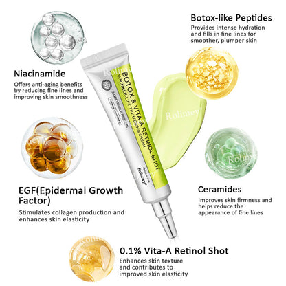 🔥Made and shipped from Australia 💫Rolimey® Botox & Vita-A Retinol Shot Wrinkle-Lift Tightening cream - Last Day Promotion 70% OFF