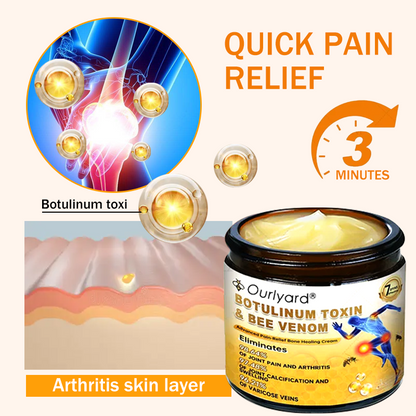 🔥📢Ourlyard® Botulinum Toxin & 𝐁𝐞𝐞 𝐕𝐞𝐧𝐨𝐦 𝐏𝐚𝐢𝐧 𝐑𝐞𝐥𝐢𝐞𝐟 & 𝐁𝐨𝐧𝐞 𝐇𝐞𝐚𝐥𝐢𝐧𝐠 𝐃𝐮𝐚𝐥 𝐀𝐜𝐭𝐢𝐨𝐧 𝐒𝐨𝐨𝐭𝐡𝐢𝐧𝐠 𝐂𝐫𝐞𝐚𝐦 (AAOS Recommended)