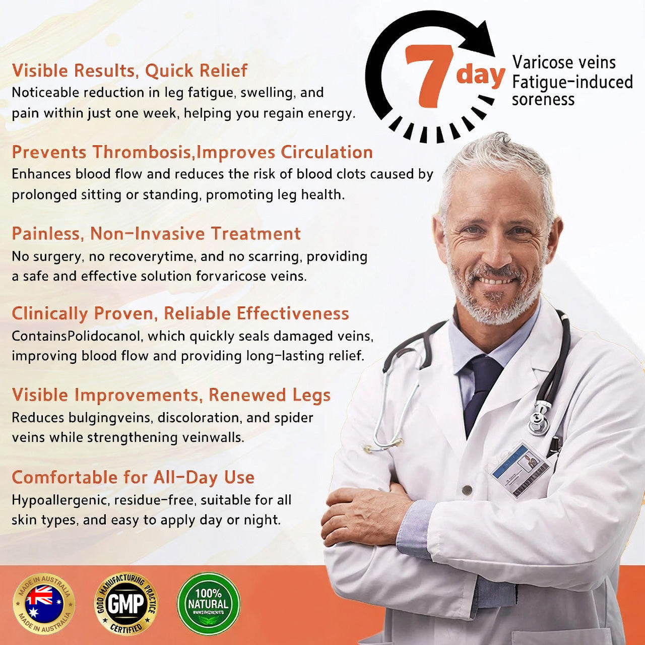 🧑‍⚕️🧑‍⚕️Celsiora® Vein Ease Microneedle Care Patch(For Spider Veins, Varicose Veins, Swelling & Leg Fatigue) - Last Day Promotion 50% OFF