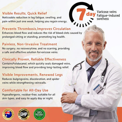 🧑‍⚕️🧑‍⚕️Celsiora® Vein Ease Microneedle Care Patch(For Spider Veins, Varicose Veins, Swelling & Leg Fatigue) - Last Day Promotion 50% OFF