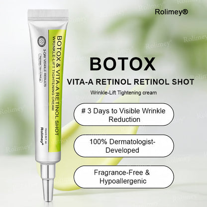 🔥Made and shipped from Australia 💫Rolimey® Botox & Vita-A Retinol Shot Wrinkle-Lift Tightening cream - Last Day Promotion 70% OFF