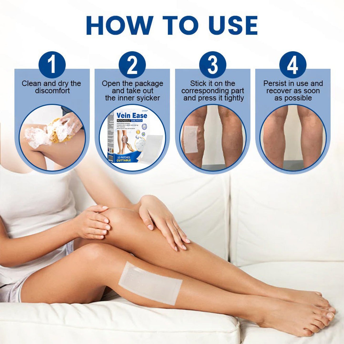 🇦🇺👨‍⚕️🔥GFOUK® VeinEase Microneedle Care Patch⚡Instant Relief, Long-Term Results