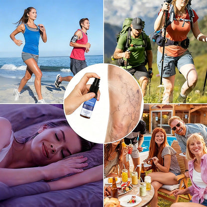 🇦🇺🥇✅🌿GFOUK® VEINRX Healing Spray (Designed for Varicose veins, Spider veins, Deep vein Thrombosis, Chronic venous insufficiency, Venous ulcers, Thrombophlebitis and other venous issues)