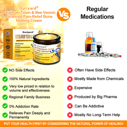 🔥📢Ourlyard® Botulinum Toxin & 𝐁𝐞𝐞 𝐕𝐞𝐧𝐨𝐦 𝐏𝐚𝐢𝐧 𝐑𝐞𝐥𝐢𝐞𝐟 & 𝐁𝐨𝐧𝐞 𝐇𝐞𝐚𝐥𝐢𝐧𝐠 𝐃𝐮𝐚𝐥 𝐀𝐜𝐭𝐢𝐨𝐧 𝐒𝐨𝐨𝐭𝐡𝐢𝐧𝐠 𝐂𝐫𝐞𝐚𝐦 (AAOS Recommended)