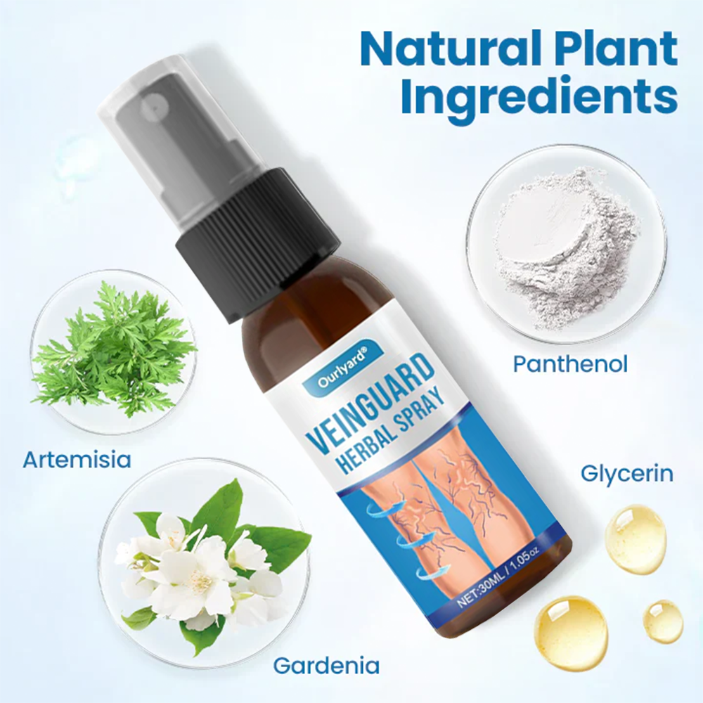 🔥Ourlyard® VeinGuard Herbal Spray – ✅ Clinically proven to eliminate varicose veins in just 7 days!