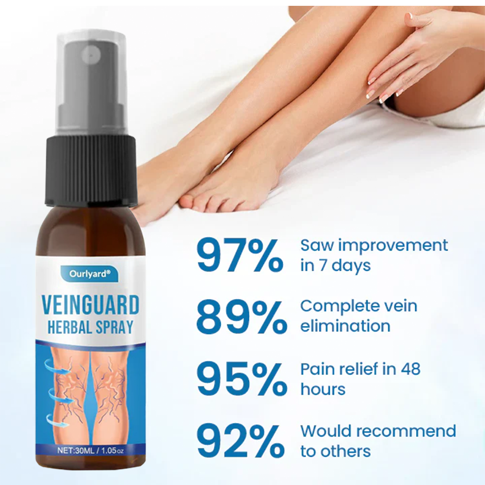 🔥Ourlyard® VeinGuard Herbal Spray – ✅ Clinically proven to eliminate varicose veins in just 7 days!