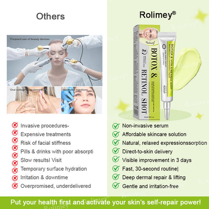 🔥Made and shipped from Australia 💫Rolimey® Botox & Vita-A Retinol Shot Wrinkle-Lift Tightening cream - Last Day Promotion 70% OFF
